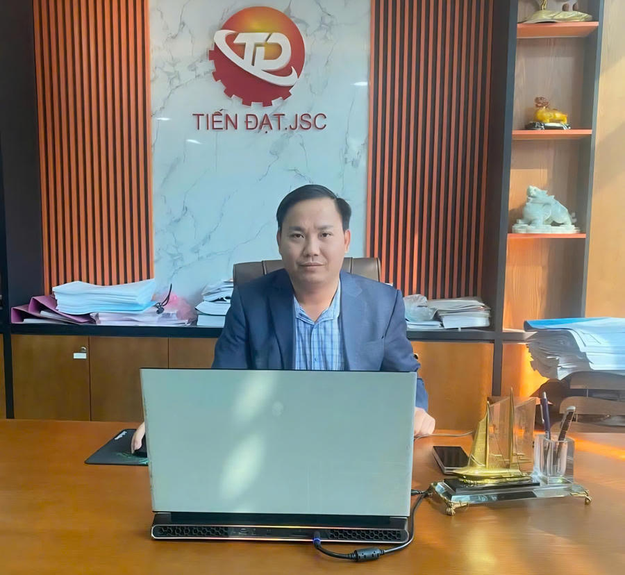 Doanh nhân Phạm Thành Trung – Giám đốc Công ty CP Cơ điện & Phòng cháy chữa cháy Tiến Đạt.