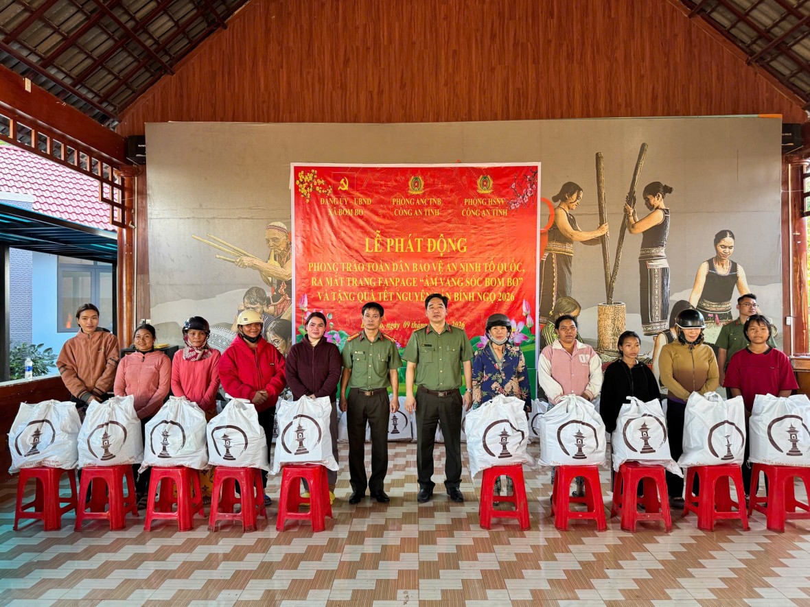Công an tỉnh Đồng Nai: Đẩy mạnh an sinh xã hội, dân vận gắn với phát động phong trào toàn dân bảo vệ ANTQ tại xã Bom Bo