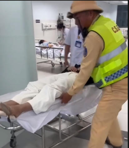Hành động kịp thời của lực lượng CSGT TP Đà Nẵng.