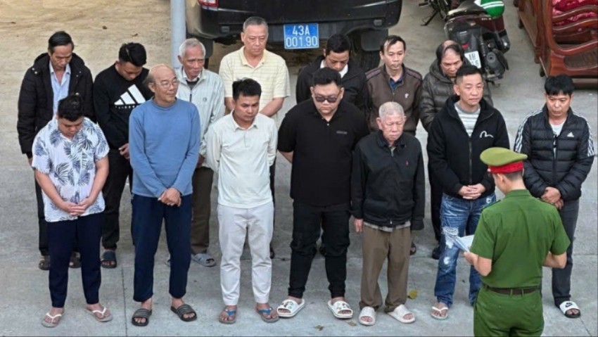 Cơ quan Công an triệu tập làm việc với các đối tượng trong chuyên án 