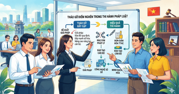 Phân tích nguyên nhân, đề xuất giải pháp tháo gỡ điểm nghẽn trong công tác thi hành pháp luật