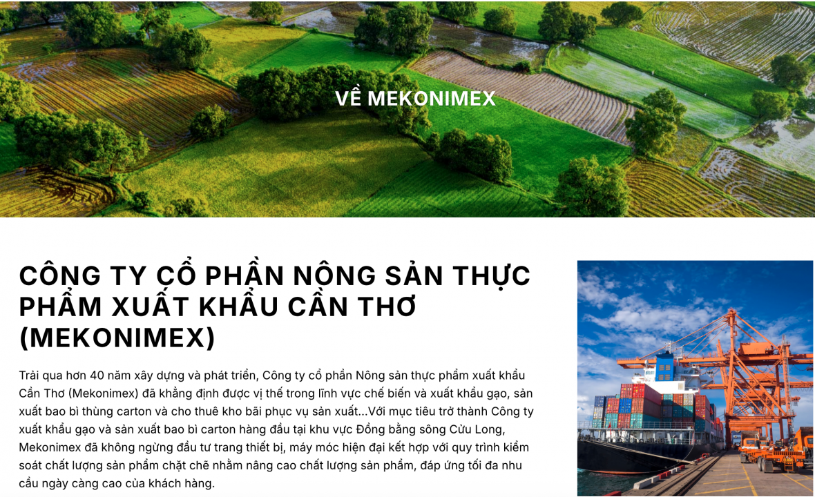 SCIC đăng ký đấu giá 98,31% vốn Mekonimex SCIC đăng ký đấu giá 98,31% vốn Mekonimex