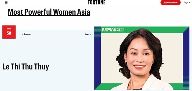 Tạp chí Fortune công bố top 100 Phụ nữ Quyền lực nhất châu Á, Việt Nam góp mặt 4 đại diện  - Ảnh 1