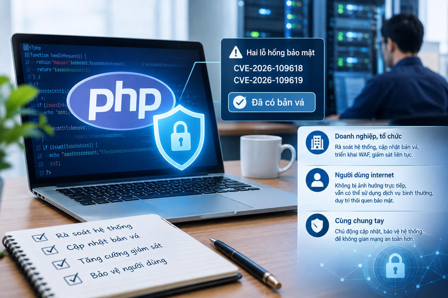 Cảnh báo hai lỗ hổng PHP nghiêm trọng- doanh nghiệp cần sớm cập nhật bản vá