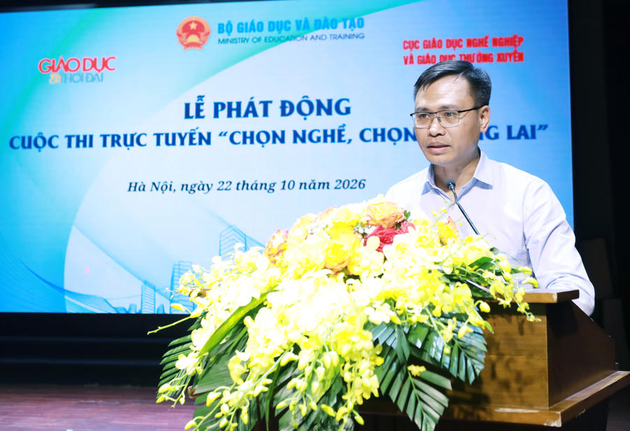 Cuộc thi trực tuyến “Chọn nghề- Chọn tương lai” năm 2026: Tôn vinh những mô hình đào tạo hiệu quả