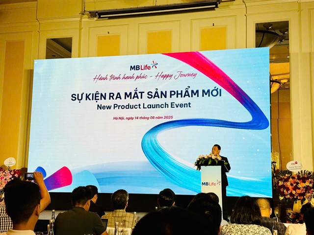 &Ocirc;ng B&ugrave;i Trung Ki&ecirc;n, Tổng Gi&aacute;m đốc MB Life. Ảnh: QC