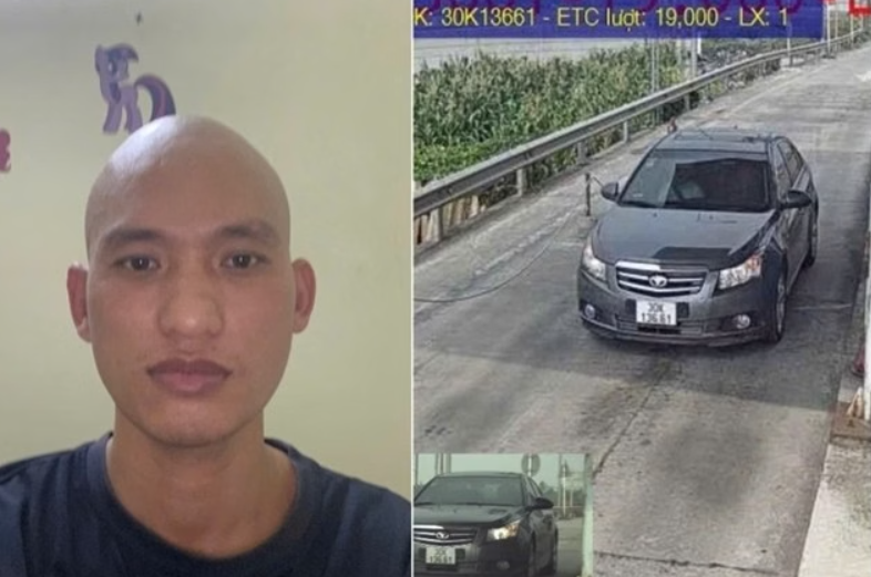 Chân dung nghi phạm và chiếc ôtô mà nghi phạm đã tự tử 