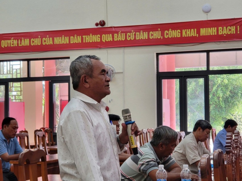 Cử tri phường Tân Triều nêu ý kiến, kiến nghị về phát triển hạ tầng dân sinh tại hội nghị tiếp xúc với các ứng cử viên đại biểu HĐND. Cử tri phường Tân Triều nêu ý kiến, kiến nghị về phát triển hạ tầng dân sinh tại hội nghị tiếp xúc với các ứng cử viên đại biểu HĐND.