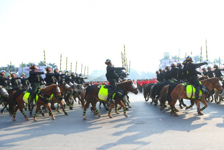 Bộ Công an xuất quân đảm bảo an ninh trật tự phục vụ Đại hội 14 của Đảng