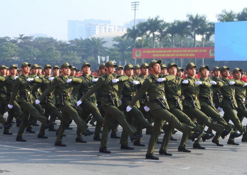 Bộ Công an xuất quân đảm bảo an ninh trật tự phục vụ Đại hội 14 của Đảng