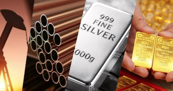Dầu thô, vàng và bạc đồng loạt giảm giá