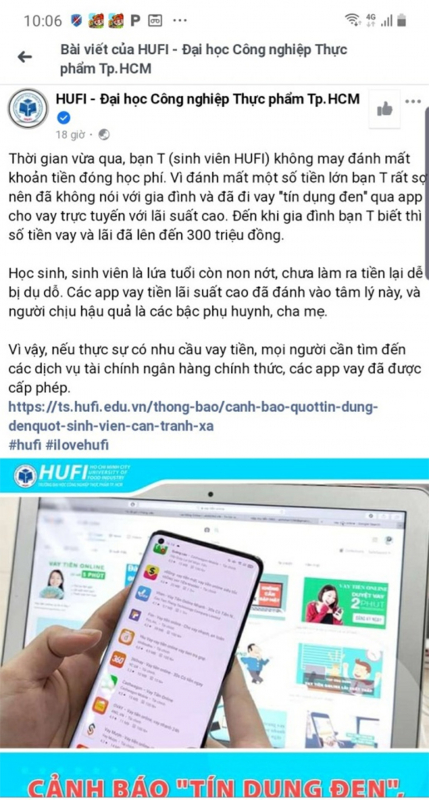 Mất học phí, nữ sinh nợ 300 triệu đồng vì trót vay app “tín dụng đen” -0
