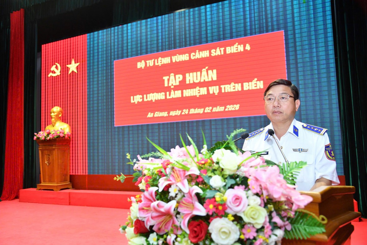 BTL Vùng Cảnh sát biển 4 sẵn sàng cho mùa huấn luyện mới