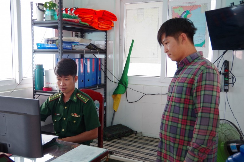 BĐBP Đồng Tháp kiểm tra công tác chống khai thác thủy sản bất hợp pháp, không báo cáo và không theo quy định