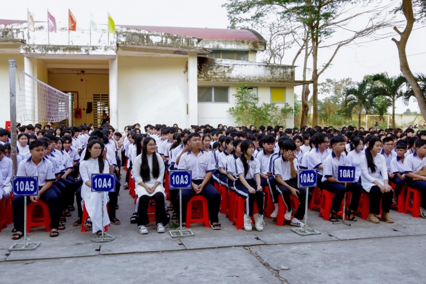 BĐBP Cần Thơ tuyên truyền pháp luật cho Hơn 1.000 học sinh vùng biên giới biển