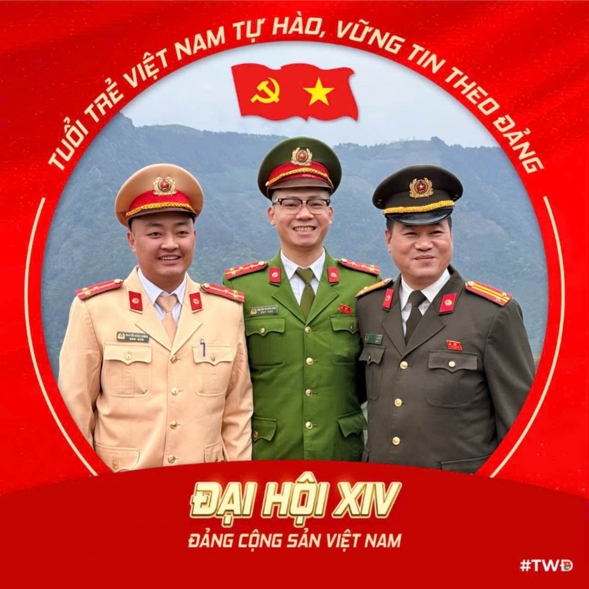 Công an phường Tây Hồ lan tỏa thông điệp “Triệu trái tim – chung nhịp đập” hướng về Đại hội XIV của Đảng