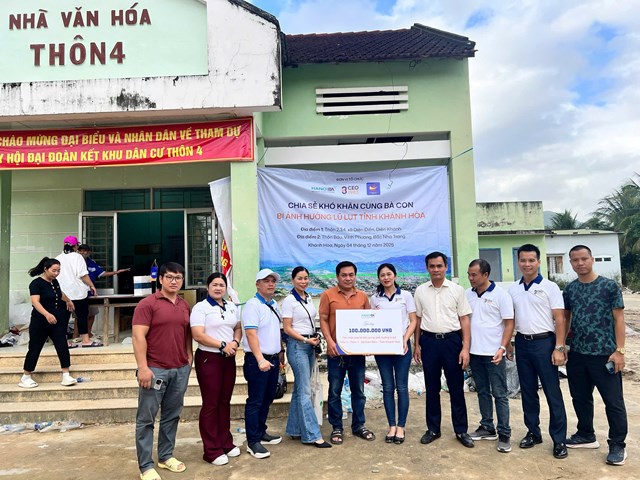 CLB CEO 1983 - Hành trình lan tỏa yêu thương đến đồng bào vùng lũ Khánh Hòa - Ảnh 1