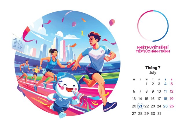 Lịch Tết 2026 của MB Life lấy cảm hứng từ &ldquo;tinh thần vận động vi&ecirc;n&rdquo;, gửi gắm về tinh thần vượt kh&oacute;, tiếp th&ecirc;m sức mạnh để mỗi người kh&ocirc;ng ngừng bước tới hạnh ph&uacute;c (Ảnh: MB Life). &nbsp;