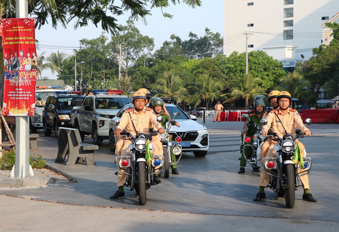 Lễ công bố thành lập Trạm Cảnh sát giao thông Phú Quốc