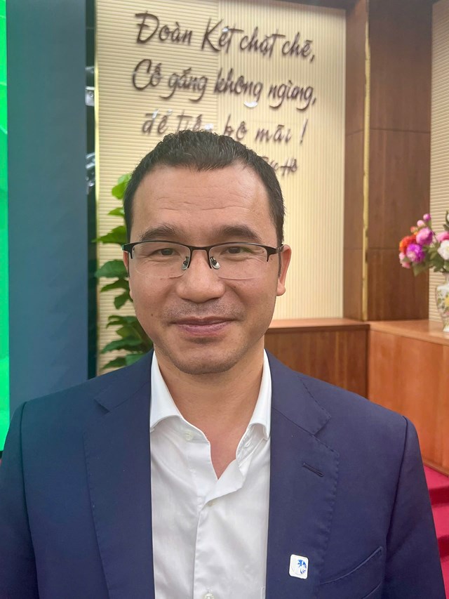 &Ocirc;ng Nguyễn Trung Ki&ecirc;n - Gi&aacute;m đốc điều h&agrave;nh miền Bắc C&ocirc;ng ty Cổ phần Gỗ An Cường ph&aacute;t biểu