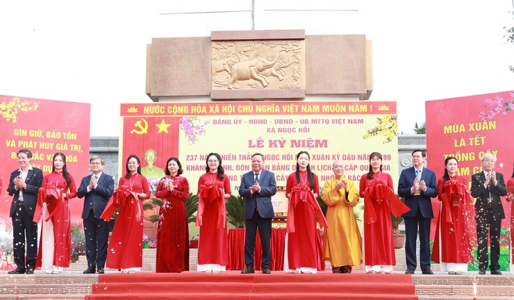 Long trọng kỷ niệm 237 năm Chiến thắng Ngọc Hồi mùa Xuân năm Kỷ Dậu