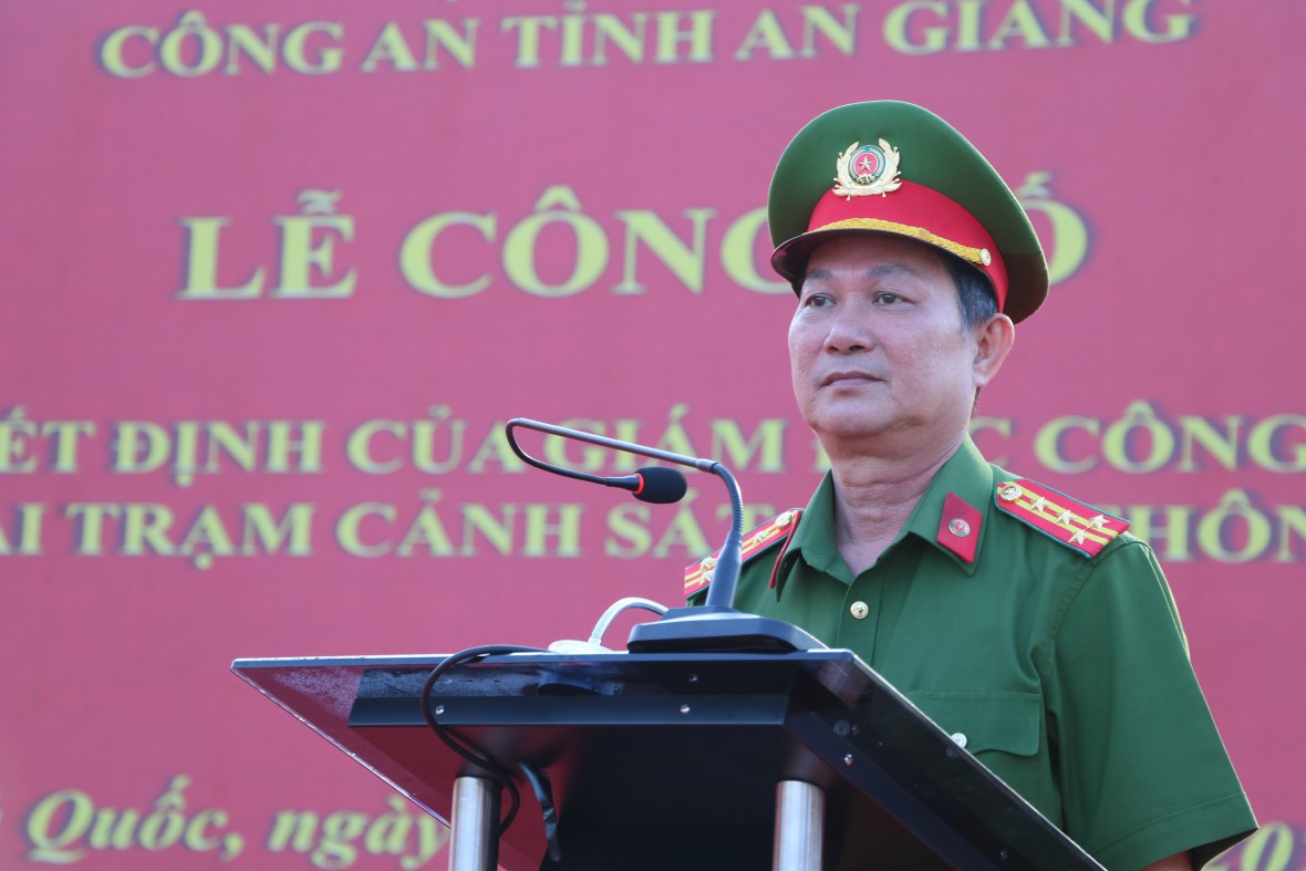 Lễ công bố thành lập Trạm Cảnh sát giao thông Phú Quốc Lễ công bố thành lập Trạm Cảnh sát giao thông Phú Quốc