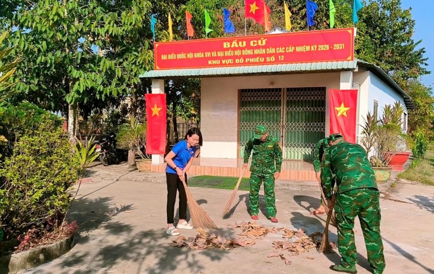 Nhiều hoạt động của lực lượng BĐBP hưởng ứng cuộc bầu cử đại biểu Quốc hội khóa XVI và HĐND các cấp Nhiều hoạt động của lực lượng BĐBP hưởng ứng cuộc bầu cử đại biểu Quốc hội khóa XVI và HĐND các cấp