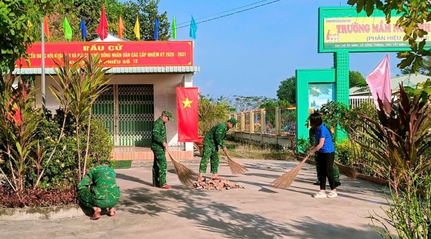 Nhiều hoạt động của lực lượng BĐBP hưởng ứng cuộc bầu cử đại biểu Quốc hội khóa XVI và HĐND các cấp Nhiều hoạt động của lực lượng BĐBP hưởng ứng cuộc bầu cử đại biểu Quốc hội khóa XVI và HĐND các cấp