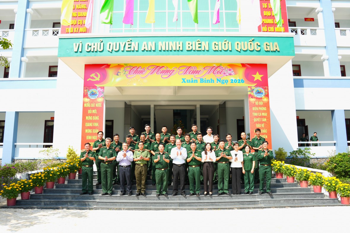 Xuân nơi đầu sóng: Ấm áp tình quân – dân trên tuyến đầu biên giới biển Cà Mau