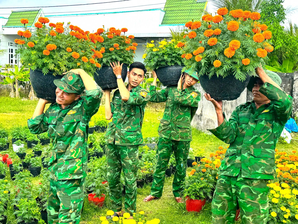 Xuân nơi đầu sóng: Ấm áp tình quân – dân trên tuyến đầu biên giới biển Cà Mau