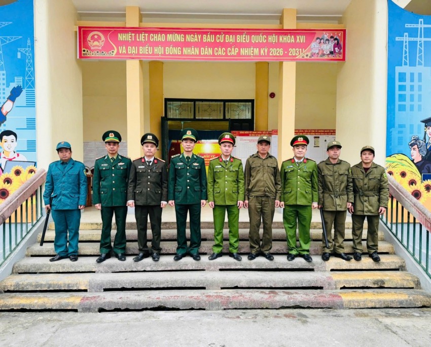 Đảm bảo tuyệt đối an ninh, an toàn cho ngày bầu cử tại khu vực biên giới