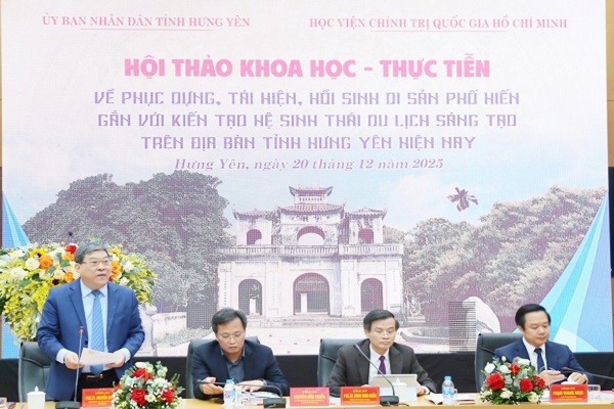 Quyết tâm hồi sinh di sản Phố Hiến gắn với kiến tạo du lịch sáng tạo