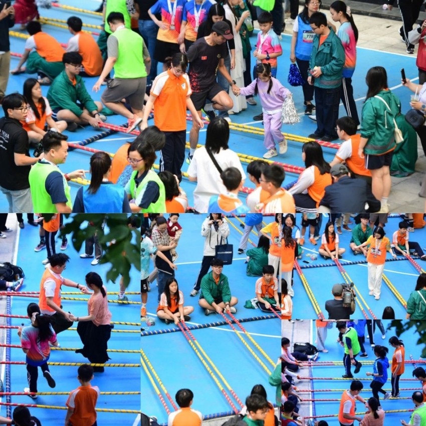 Những trò chơi dân gian như nhảy sạp, nhảy dây... tiếp tục thắp lên tinh thần gắn kết tập thể. Ở đó, tiếng cười xóa nhòa khoảng cách tuổi tác, để cha mẹ có thể “trở lại làm trẻ con”, còn các em học sinh được thấy bố mẹ mình trong một vai trò rất khác – gần gũi, hồn nhiên và đồng hành. Những trò chơi dân gian như nhảy sạp, nhảy dây... tiếp tục thắp lên tinh thần gắn kết tập thể. Ở đó, tiếng cười xóa nhòa khoảng cách tuổi tác, để cha mẹ có thể “trở lại làm trẻ con”, còn các em học sinh được thấy bố mẹ mình trong một vai trò rất khác – gầ