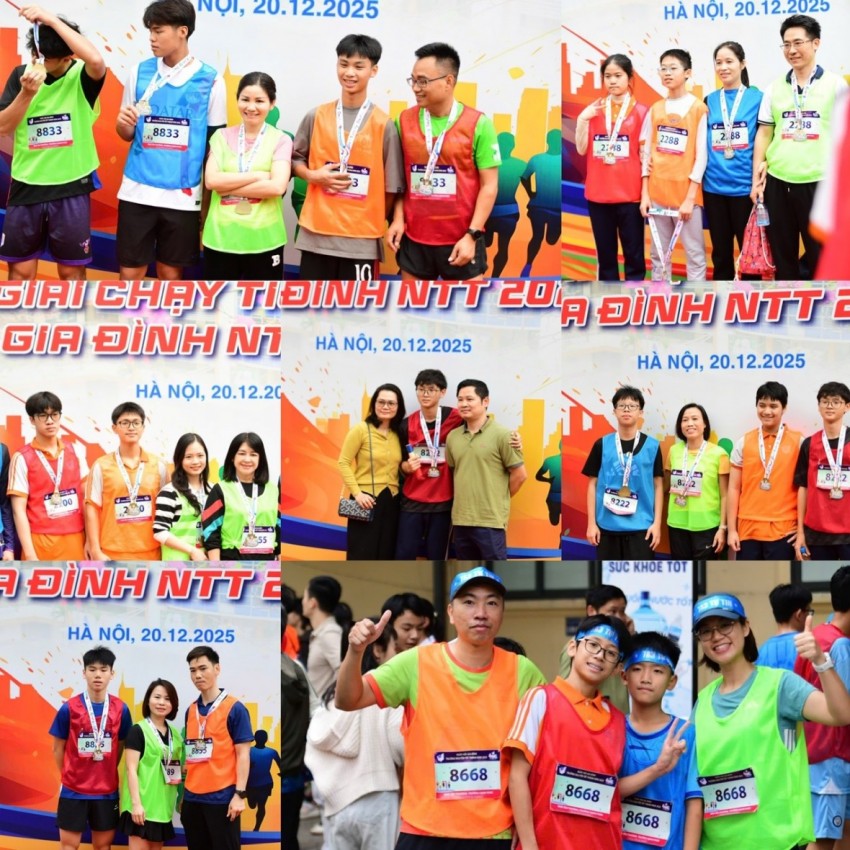 Mỗi bước chạy không đơn thuần là vận động thể chất, mà còn là hành trình trở về với những kỷ niệm đẹp, nơi các thế hệ học sinh, phụ huynh và thầy cô cùng nhau sẻ chia cảm xúc, lan tỏa năng lượng tích cực và tinh thần đoàn kết. Ngày hội cũng là dịp để nhà trường kêu gọi mỗi người thực hành lối sống văn minh, có trách nhiệm: phân loại rác, đọc sách, học tập suốt đời, rèn luyện thể chất và chung tay xây dựng cộng đồng bền vững. Mỗi bước chạy không đơn thuần là vận động thể chất, mà còn là hành trình trở về với những kỷ niệm đẹp, nơi các thế hệ học sinh, phụ huynh và thầy cô cùng nhau sẻ chia cảm xúc, lan tỏa năng lượng tích cực và tinh thần đoàn kết. Ngày hội cũng là dịp để nhà