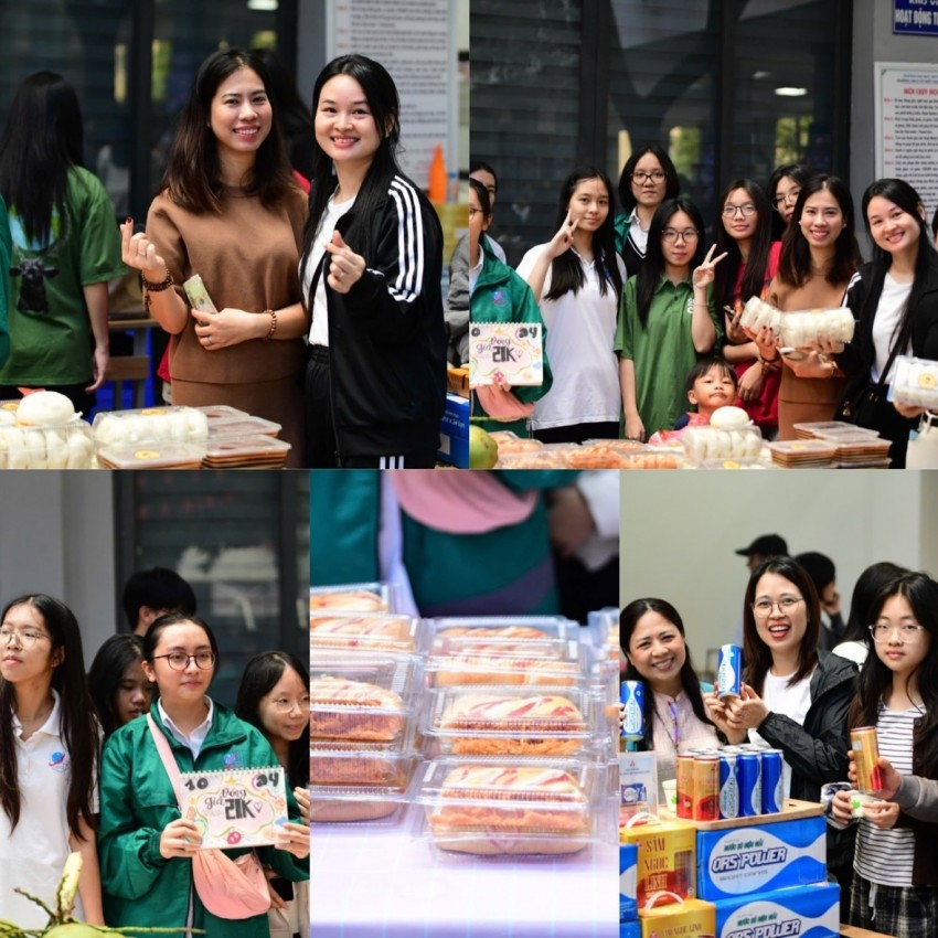 Không gian hội chợ ẩm thực và đồ lưu niệm cũng là một mảnh ghép quan trọng, phản ánh sự chung tay của phụ huynh và nhà trường trong việc tạo nên một Ngày hội vừa ấm áp, vừa giàu ý nghĩa. Không gian hội chợ ẩm thực và đồ lưu niệm cũng là một mảnh ghép quan trọng, phản ánh sự chung tay của phụ huynh và nhà trường trong việc tạo nên một Ngày hội vừa ấm áp, vừa giàu ý nghĩa.