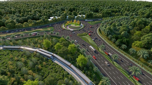 Phối cảnh tuyến t&agrave;u điện đ&ocirc; thị 9.000 tỷ đồng tại Ph&uacute; Quốc v&agrave; 3 dự &aacute;n lớn phục vụ APEC với tổng vốn đầu tư 9.000 tỷ đồng - Ảnh: VGP/LS