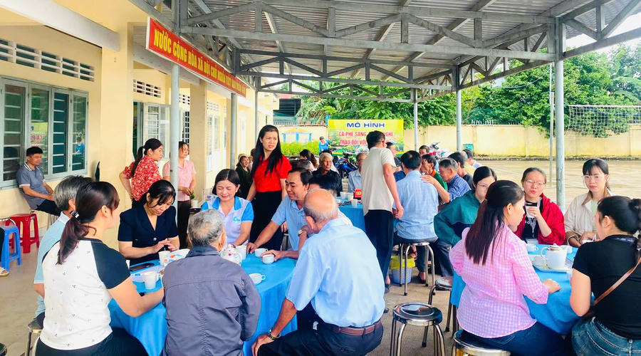 Từ ly cà phê sáng đến những việc làm thiết thực vì cộng đồng ở Dầu Giây