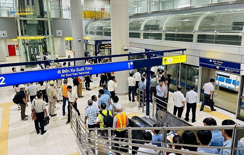 Khu nhà Ga dự án tuyến Metro số 1 Bến Thành - Suối Tiên - Ảnh: Bộ Xây dựng Khu nhà Ga dự án tuyến Metro số 1 Bến Thành - Suối Tiên - Ảnh: Bộ Xây dựng
