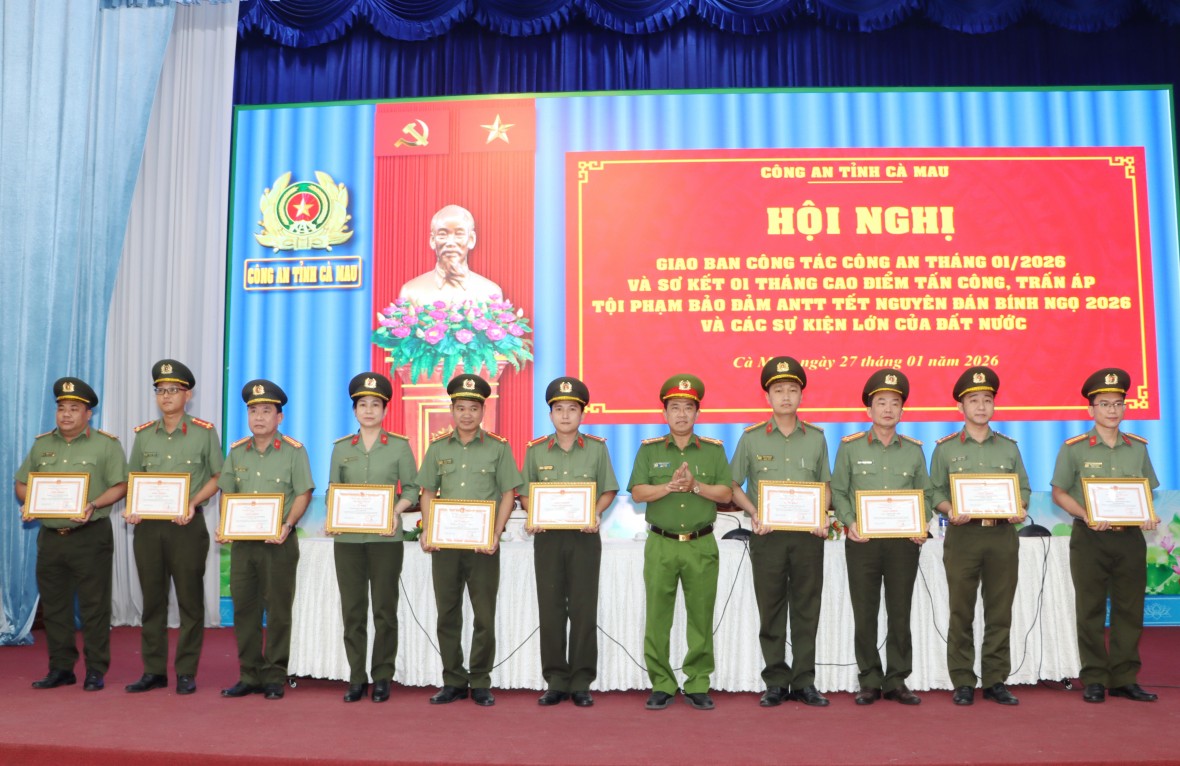 Công an Cà Mau tăng cường hơn 100 điều tra viên về cơ sở