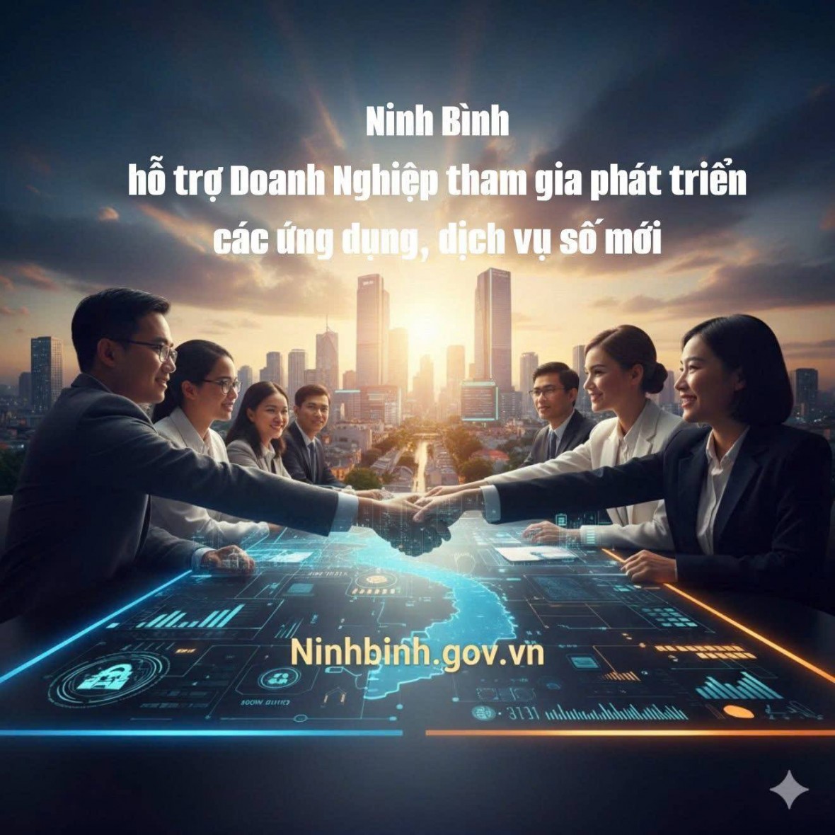 Ninh Bình hỗ trợ doanh nghiệp tham gia phát triển các ứng dụng, dịch vụ số mới theo hình thức Hợp tác công tư (PPP) Ninh Bình hỗ trợ doanh nghiệp tham gia phát triển các ứng dụng, dịch vụ số mới theo hình thức Hợp tác công tư (PPP)