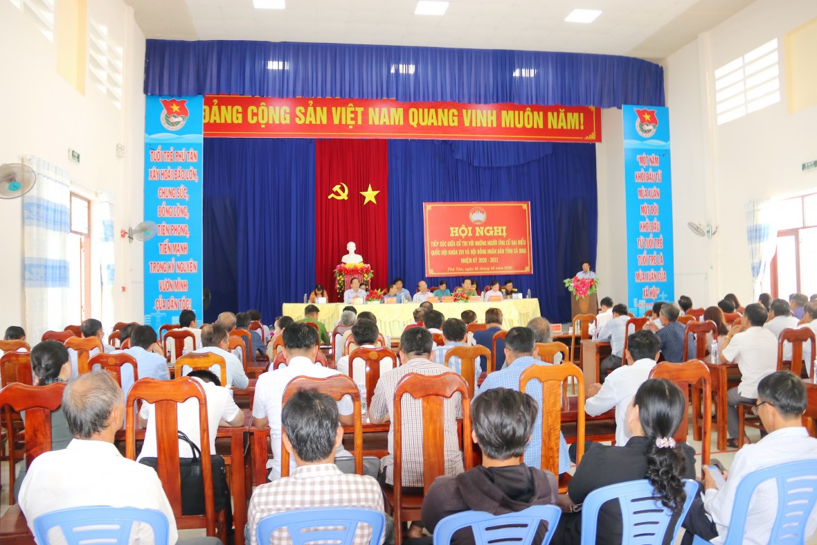 Ứng cử viên ĐBQH khóa XVI cam kết hành động vì sự phát triển của xã Phú Tân, Cà Mau Ứng cử viên ĐBQH khóa XVI cam kết hành động vì sự phát triển của xã Phú Tân, Cà Mau