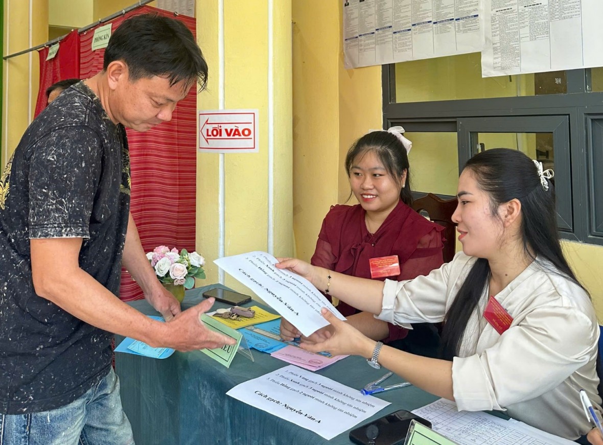 An Giang: Bầu cử sớm ở đặc khu Thổ Châu, an ninh trật tự được giữ vững, an toàn