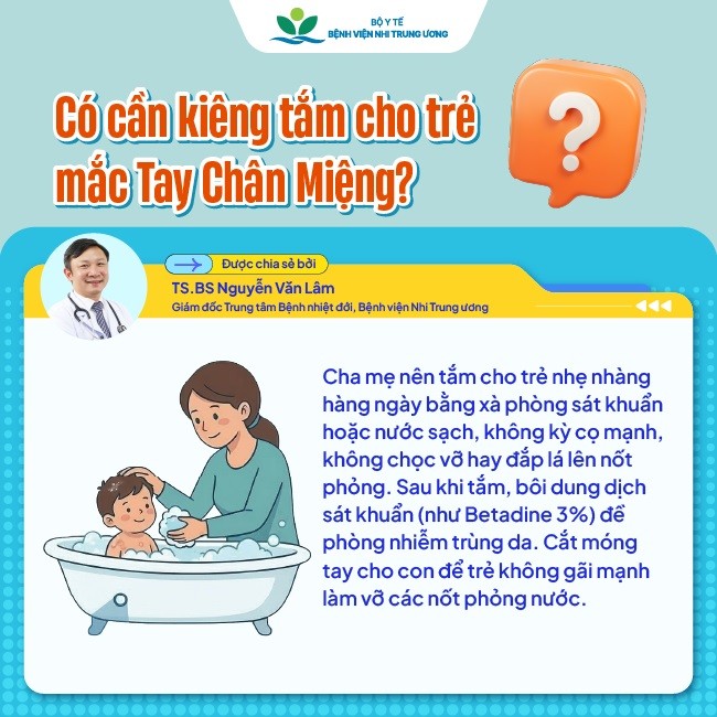 Từ đầu năm 2026 đến nay có gần 3.000 trẻ được chẩn đoán mắc tay chân miệng