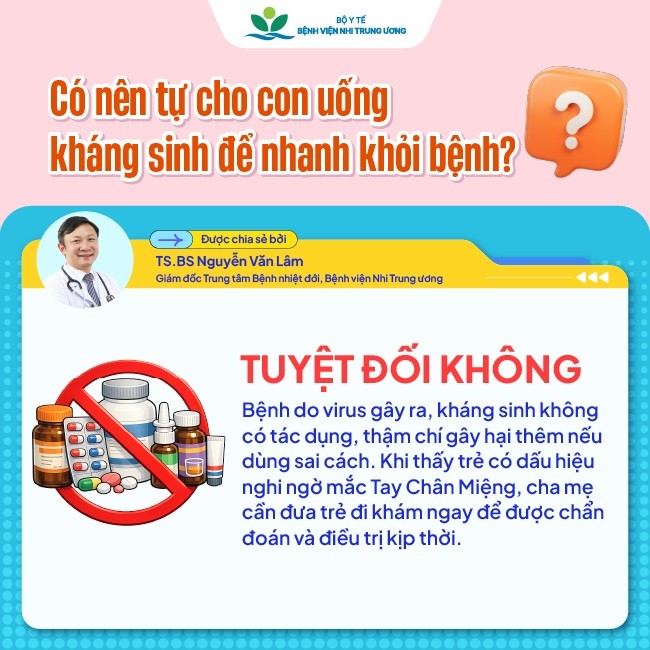 Từ đầu năm 2026 đến nay có gần 3.000 trẻ được chẩn đoán mắc tay chân miệng