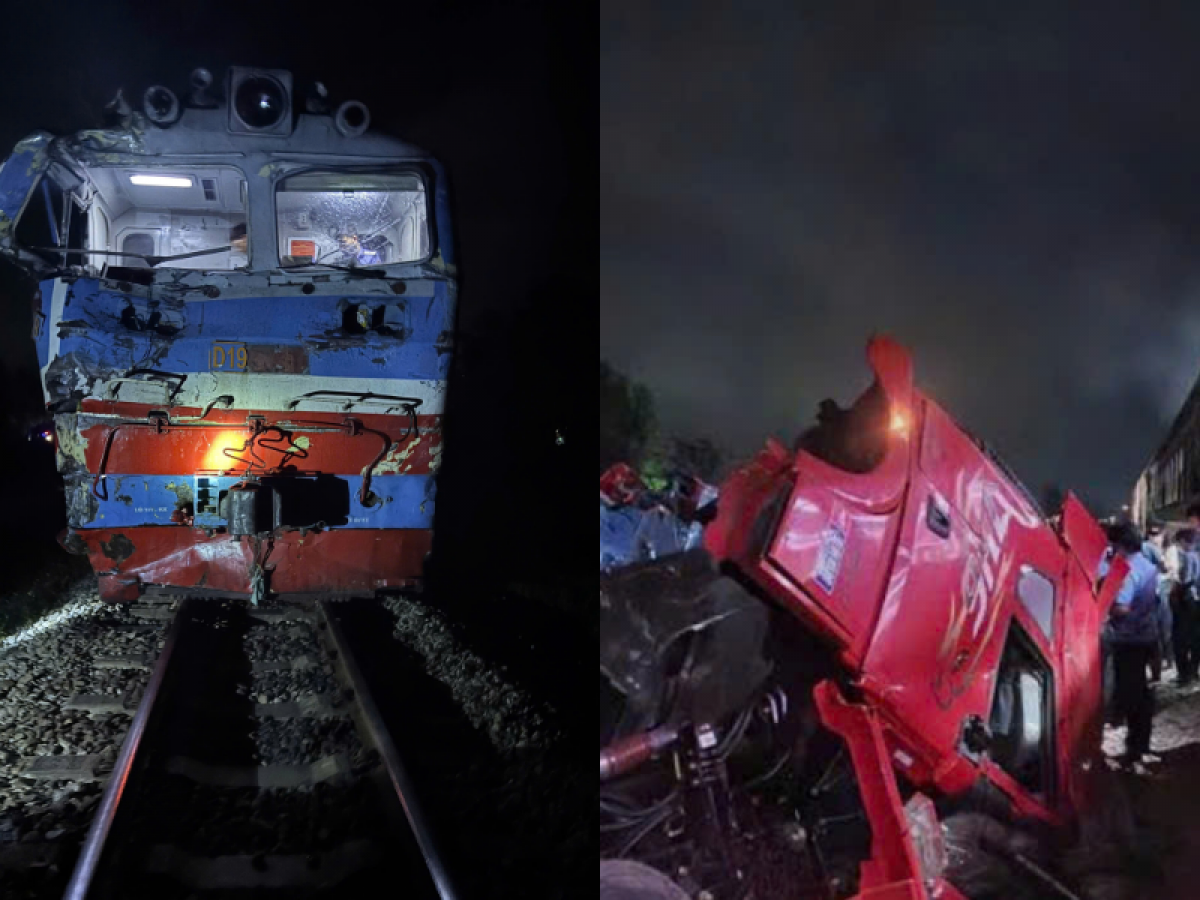 Cố tình vượt rào chắn đường sắt khi cần chắn đã hạ, một tài xế bị khởi tố