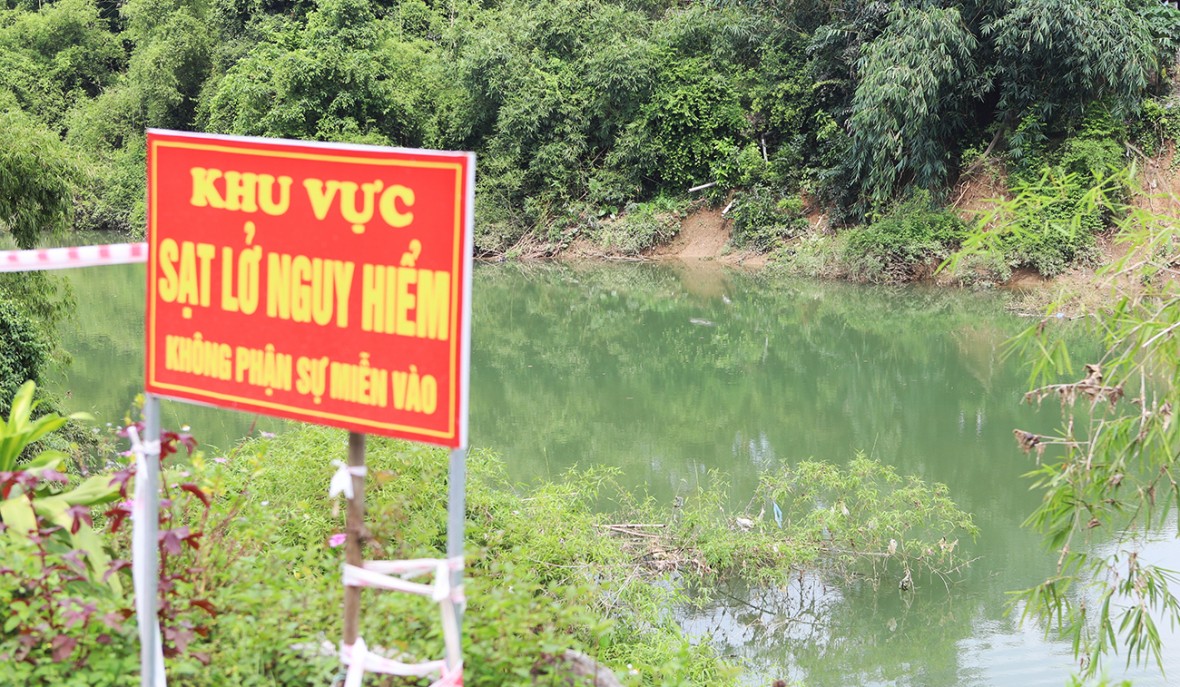 Phê duyệt 02 dự án xử lý khẩn cấp sạt lở đất mái bờ sông Cẩm Đàn và sông Lục Nam tại xã Yên Định. (Ảnh minh họa)