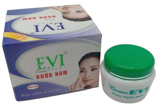 Cục Quản lý Dược thông báo đình chỉ lưu hành, thu hồi toàn quốc lô sản phẩm EVI Cream ngừa nám do không đảm bảo chất lượng