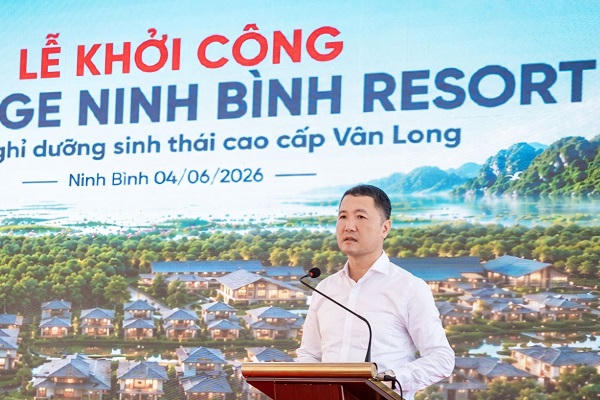 Ninh Bình khởi công Khu nghỉ dưỡng sinh thái cao cấp Vân Long