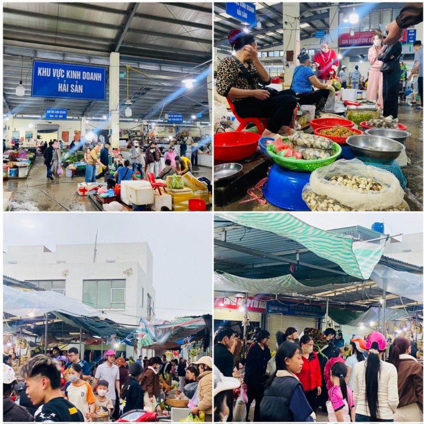 Hình ảnh trong khu chợ.