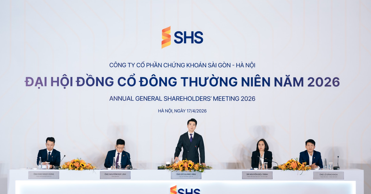 ĐHĐCĐ 2026 Chứng khoán SHS: Chốt lãi 1.718 tỷ, tăng vốn lên 10.000 tỷ và chiến lược chuyển đổi toàn diện
